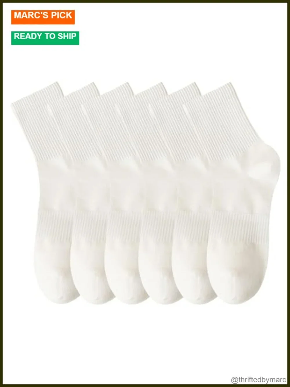 Men's Moisture Wicking Odor Control Compression Running Quarter Crew Socks 6